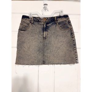 Wild Fable- Target Light-wash Denim Mini Jean Skirt